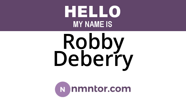 Robby Deberry