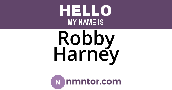 Robby Harney