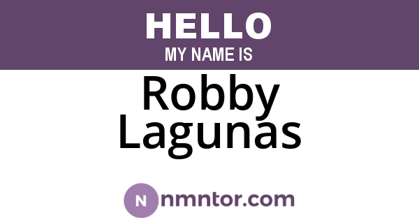 Robby Lagunas