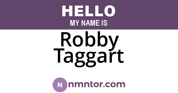 Robby Taggart
