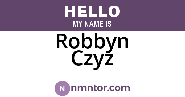 Robbyn Czyz