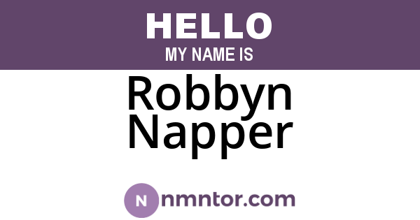 Robbyn Napper