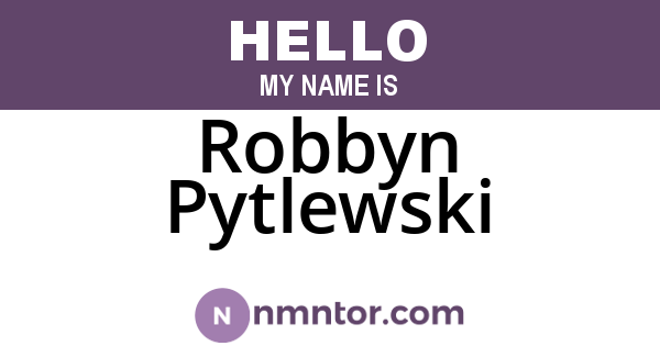 Robbyn Pytlewski