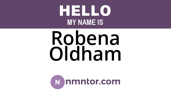 Robena Oldham