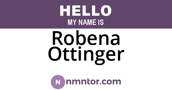 Robena Ottinger