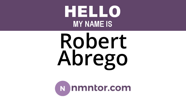 Robert Abrego