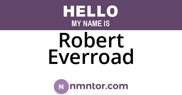 Robert Everroad