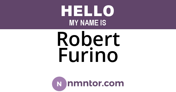 Robert Furino
