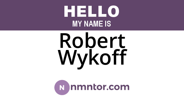 Robert Wykoff