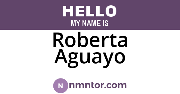 Roberta Aguayo