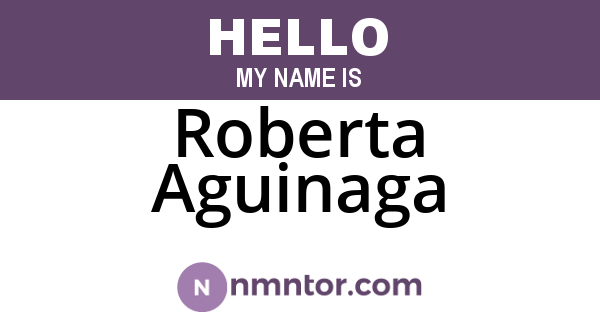 Roberta Aguinaga