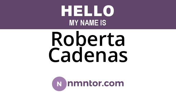 Roberta Cadenas