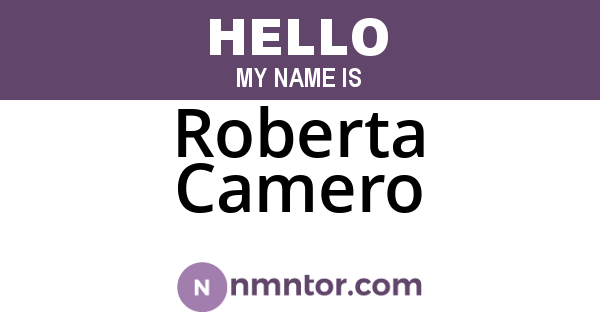 Roberta Camero