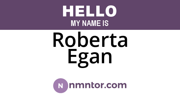 Roberta Egan