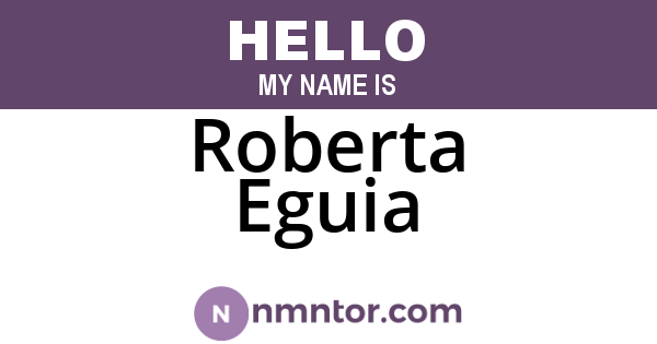 Roberta Eguia