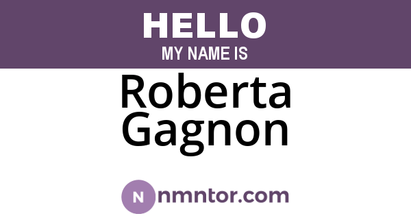 Roberta Gagnon