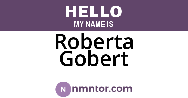 Roberta Gobert