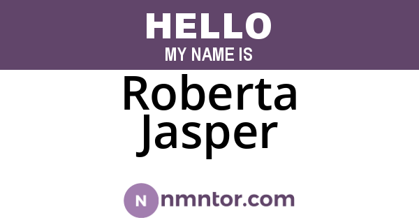 Roberta Jasper