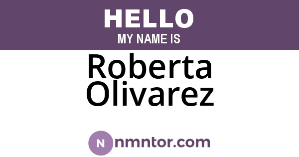 Roberta Olivarez