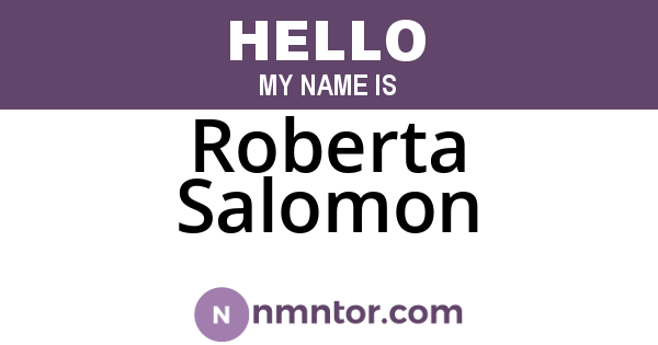Roberta Salomon