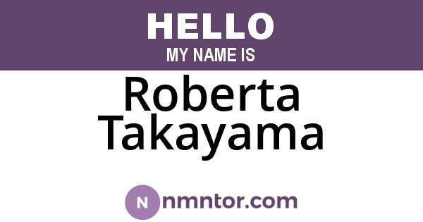 Roberta Takayama