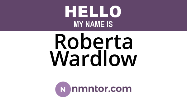 Roberta Wardlow