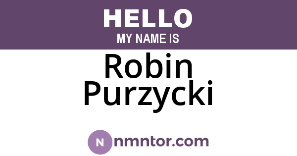 Robin Purzycki
