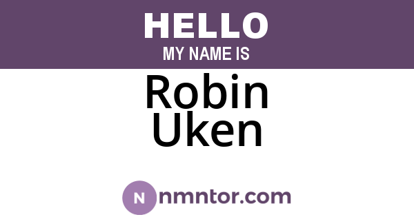 Robin Uken