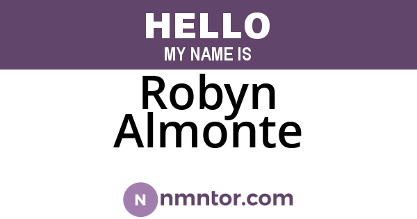 Robyn Almonte
