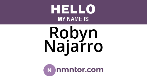 Robyn Najarro