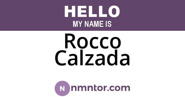 Rocco Calzada