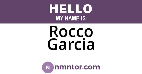 Rocco Garcia