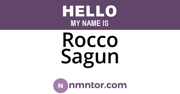 Rocco Sagun