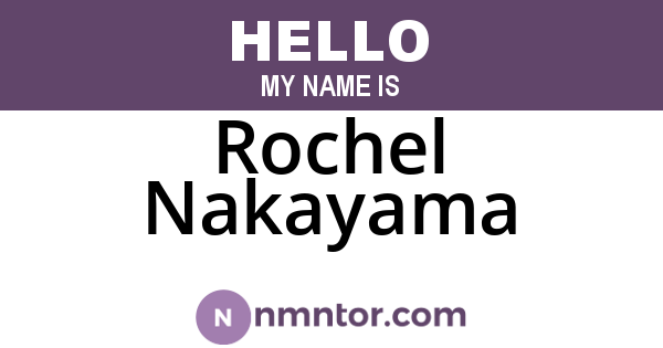 Rochel Nakayama