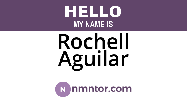 Rochell Aguilar