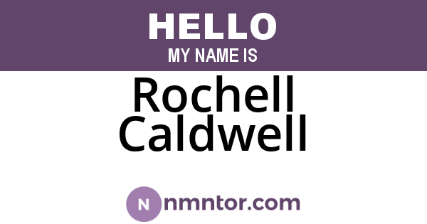 Rochell Caldwell