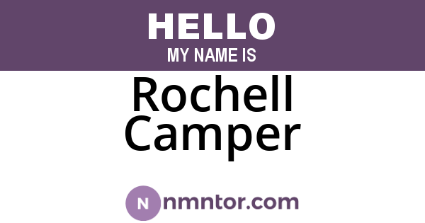 Rochell Camper