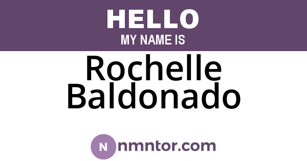 Rochelle Baldonado
