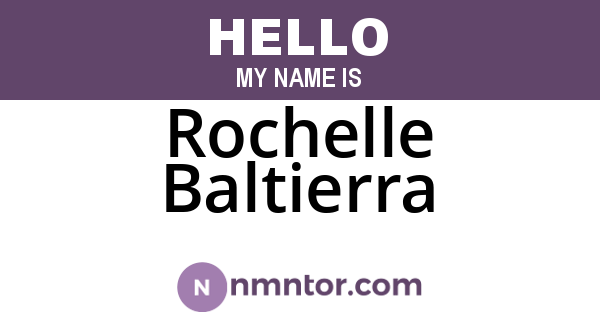 Rochelle Baltierra