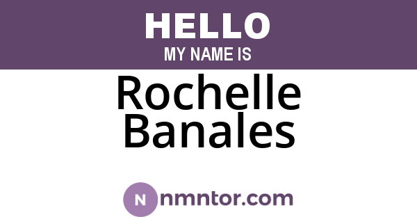 Rochelle Banales