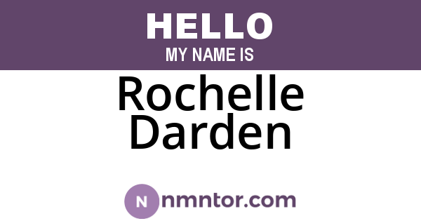 Rochelle Darden