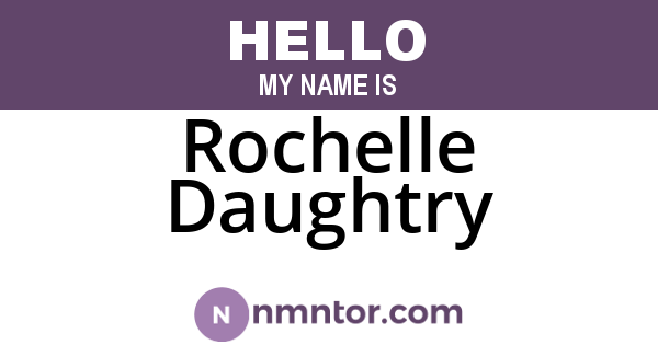 Rochelle Daughtry