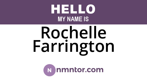 Rochelle Farrington