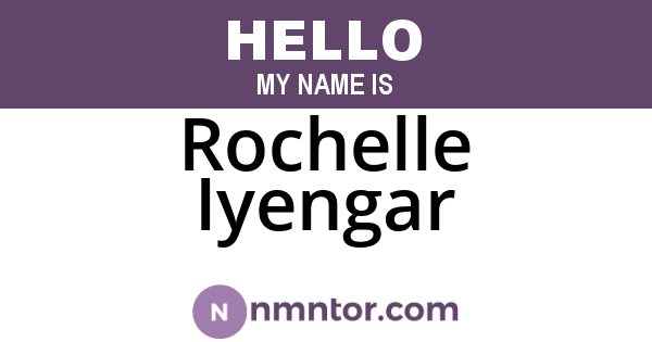 Rochelle Iyengar