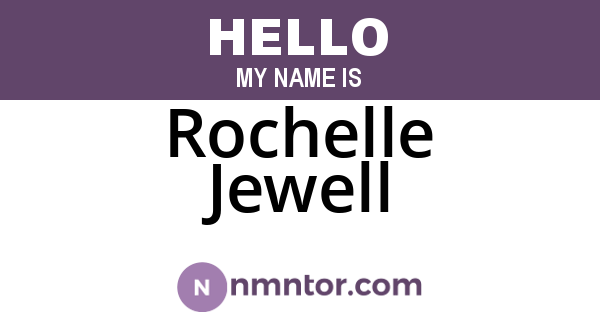 Rochelle Jewell