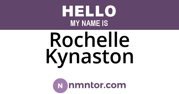 Rochelle Kynaston