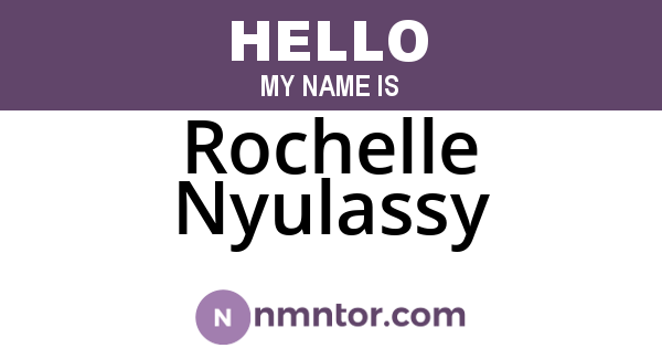 Rochelle Nyulassy