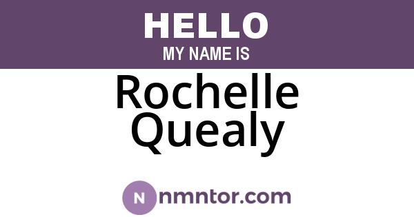 Rochelle Quealy