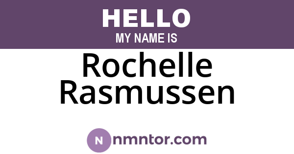 Rochelle Rasmussen