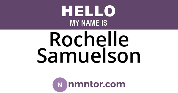 Rochelle Samuelson